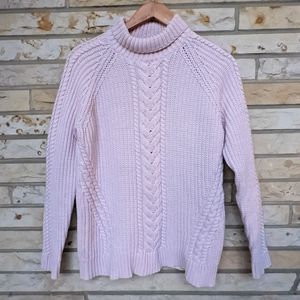 LULULEMON Bring The Cozy Cable Knit Turtleneck Sweater Size 4
